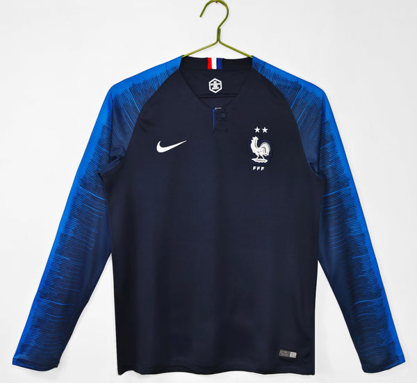 MAILLOT RETRO FRANCE DOMICILE MANCHES LONGUES 2018/2019