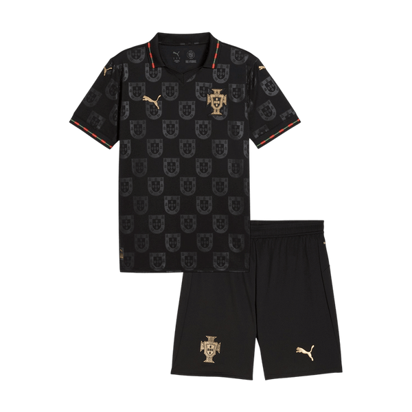 KITS ENFANT/ JUNIOR PORTUGAL ÉDITION EUSÉBIO NOIR 2025/2026