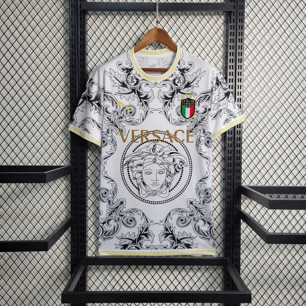 MAILLOT CONCEPT ITALIE X VERSACE BLANC