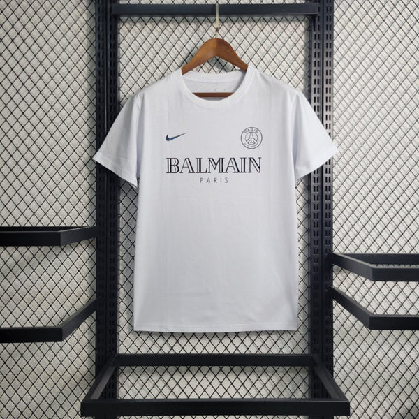 MAILLOT CONCEPT PSG X BALMAIN BLANC