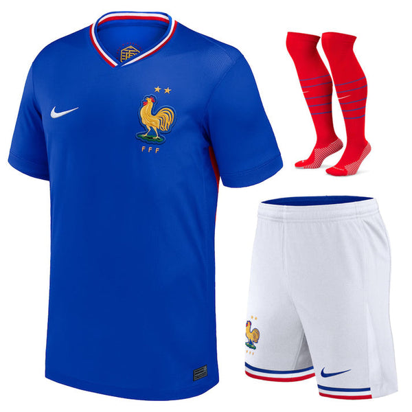 KITS ENFANT/JUNIOR FRANCE DOMICILE EURO 2024