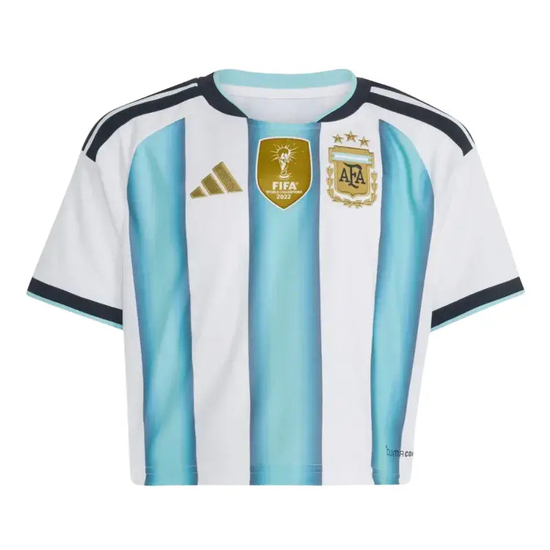 MAILLOT ARGENTINE CROP TOP FEMME DOMICILE 2026 2027