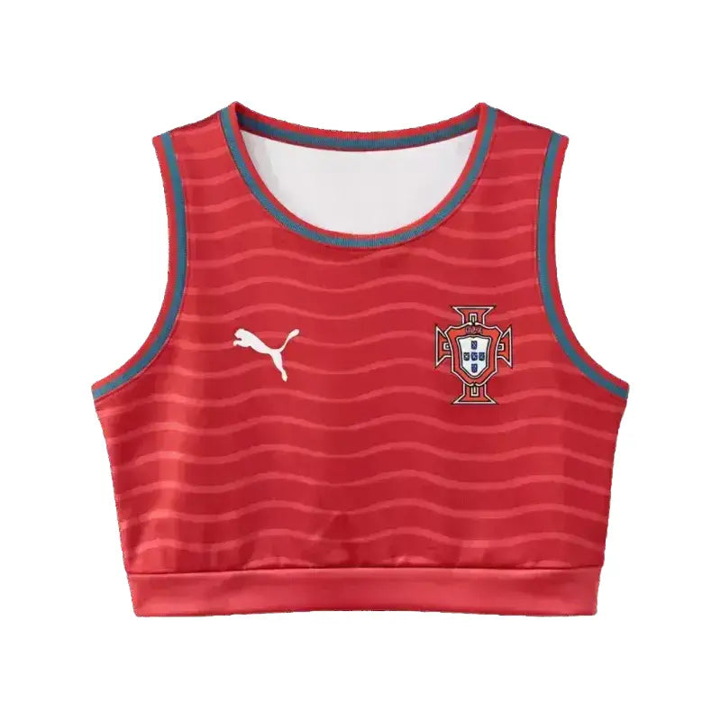 MAILLOT PORTUGAL CROP TOP FEMME DOMICILE 2026/2027