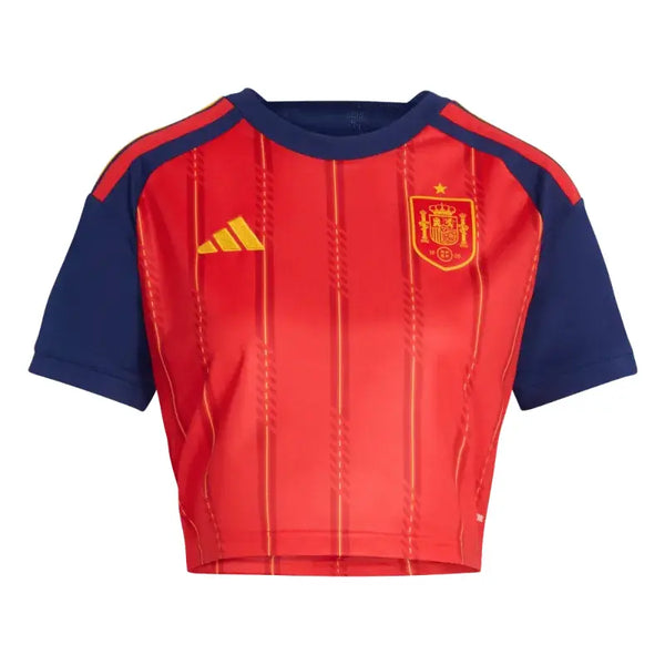 MAILLOT ESPAGNE CROP TOP FEMME DOMICILE 2026 2027