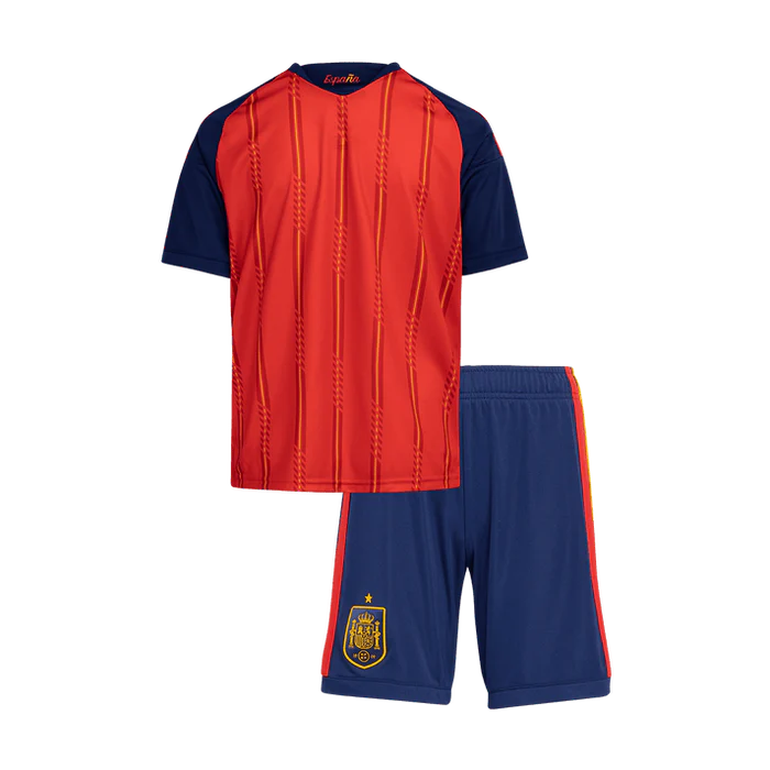 KITS ENFANT/ JUNIOR ESPAGNE DOMICILE COUPE DU MONDE 2026 DEUX ÉTOILES ⭐️⭐️