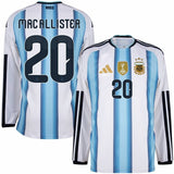 MAILLOT ARGENTINE DOMICILE MANCHES LONGUES COUPE DU MONDE 2026