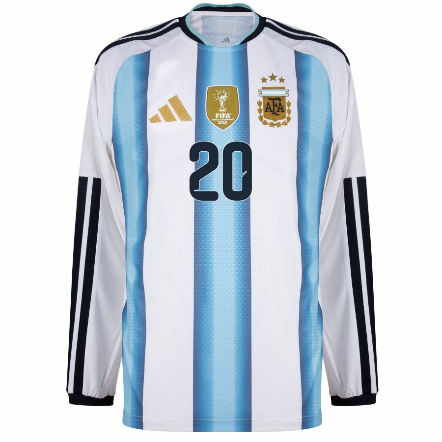 MAILLOT ARGENTINE DOMICILE MANCHES LONGUES COUPE DU MONDE 2026
