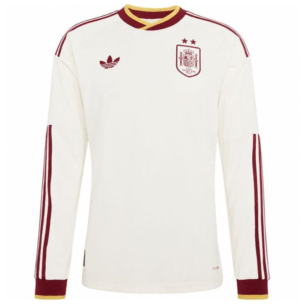 MAILLOT MANCHES LONGUES ESPAGNE 2 ETOILES EXTERIEUR COUPE DU MONDE 2026