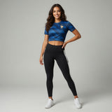 MAILLOT FRANCE CROP TOP FEMME DOMICILE 2026/202