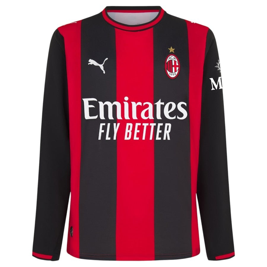 MAILLOT AC MILAN DOMICILE MANCHES LONGUES 2026/2027