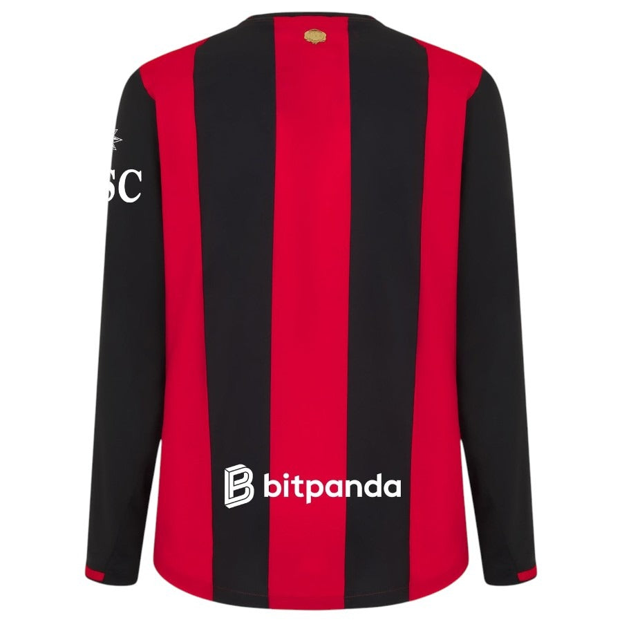 MAILLOT AC MILAN DOMICILE MANCHES LONGUES 2026/2027