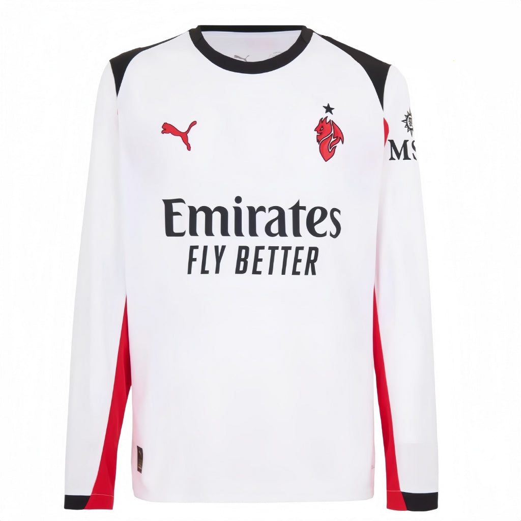 MAILLOT AC MILAN EXTERIEUR MANCHES LONGUES 2025/2026