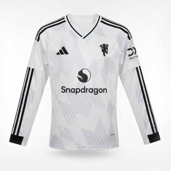 MAILLOT MANCHESTER UNITED EXTERIEUR MANCHES LONUES 2025/2026