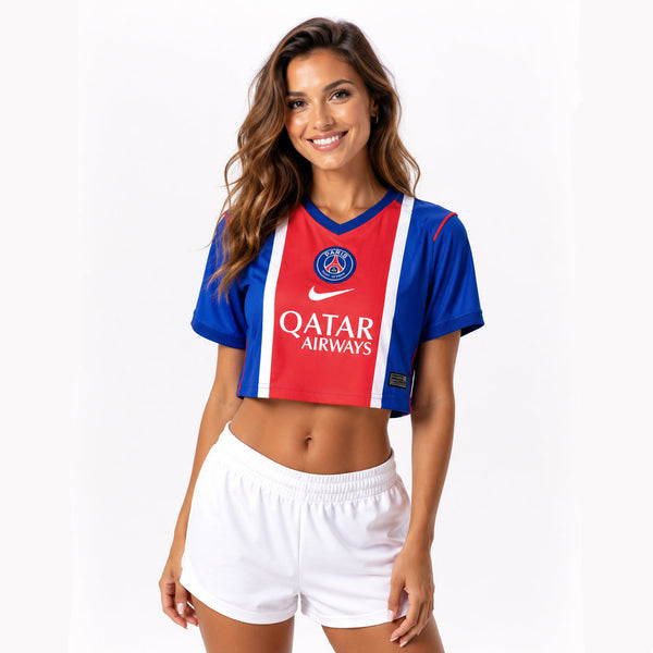 MAILLOT PSG CROP TOP FEMME DOMICILE 2026/2027