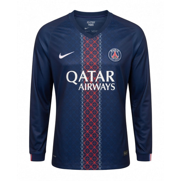 MAILLOT PSG DOMICILE MANCHES LONGUES 2025/2026