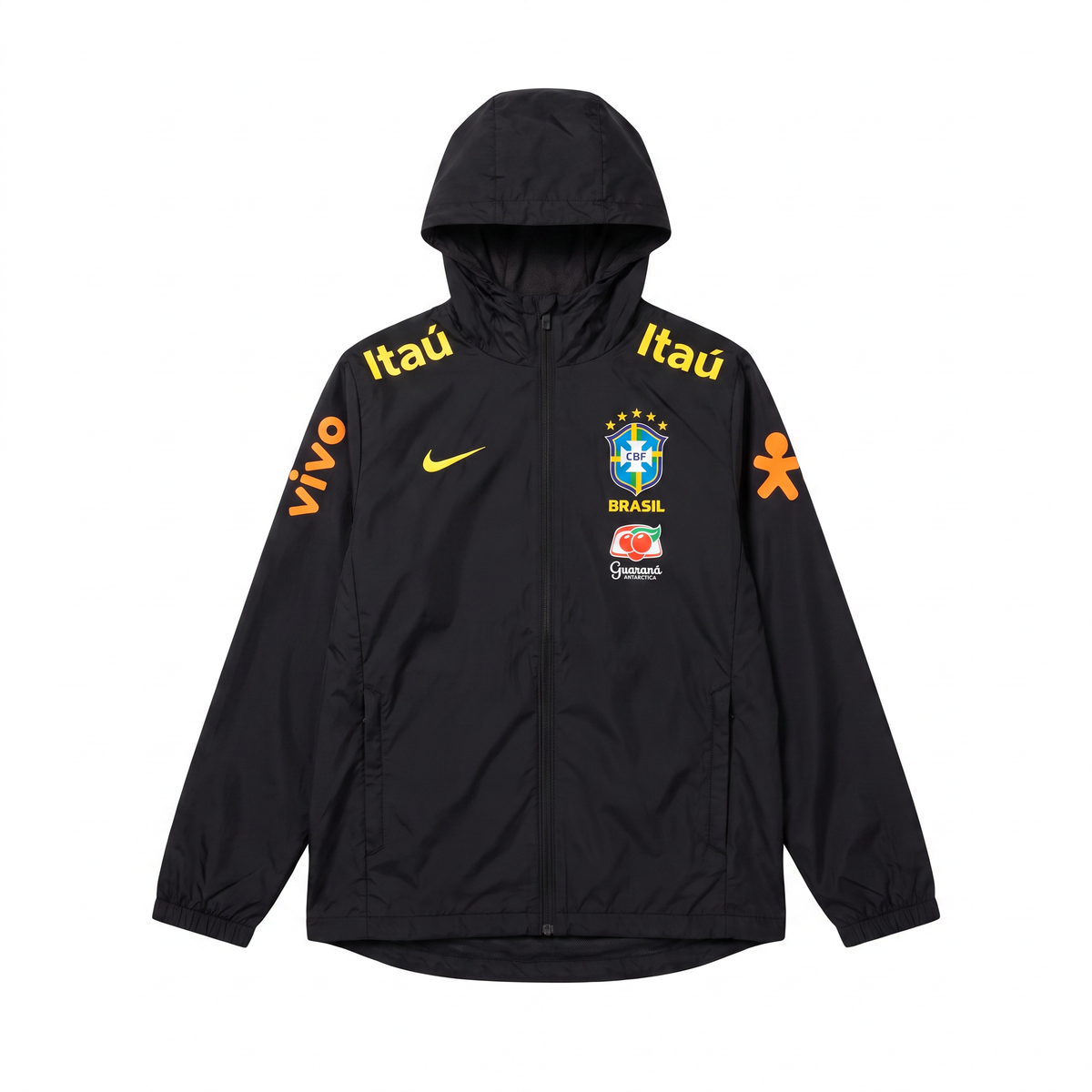 Veste Brésil noir Coupe du Monde 2026