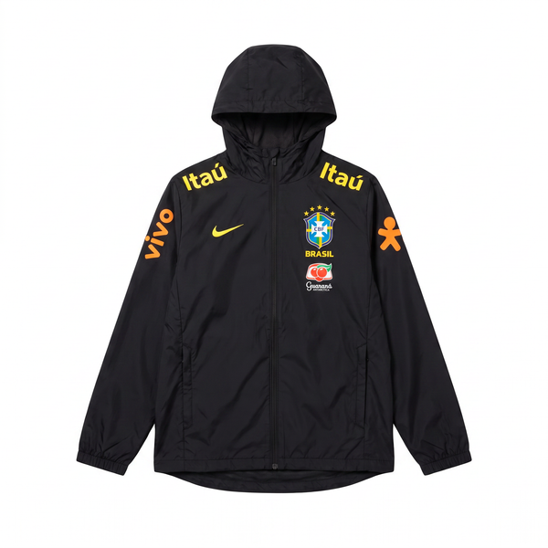 Veste Brésil noir Coupe du Monde 2026