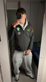 Veste Brésil vert portée